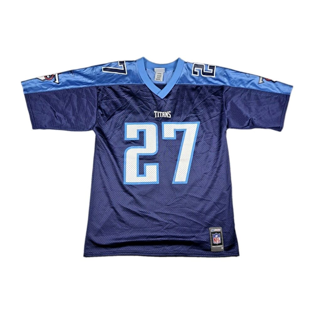 Eddie George #27 Tennessee Titans Reebok Football Jersey Mens M